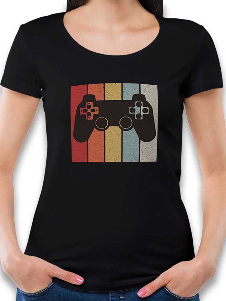 game-controller-damen-t-shirt schwarz 1