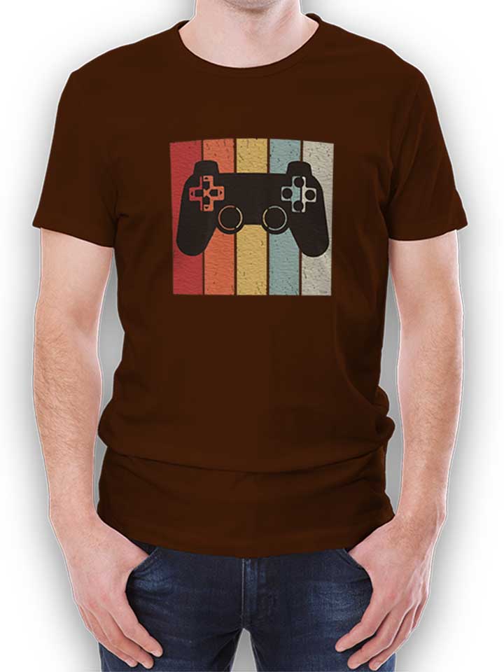 game-controller-t-shirt braun 1