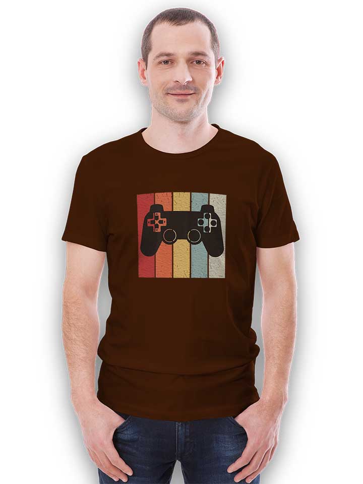 game-controller-t-shirt braun 2