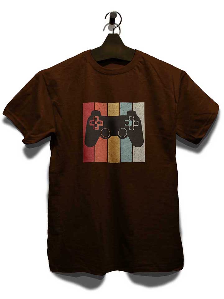 game-controller-t-shirt braun 3