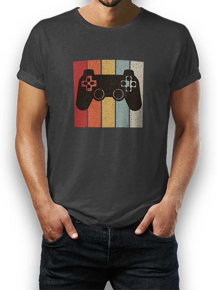 Game Controller T-Shirt gris-fonc L