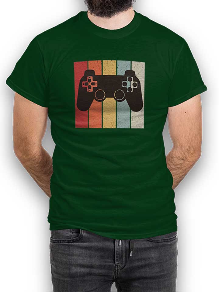 game-controller-t-shirt dunkelgruen 1