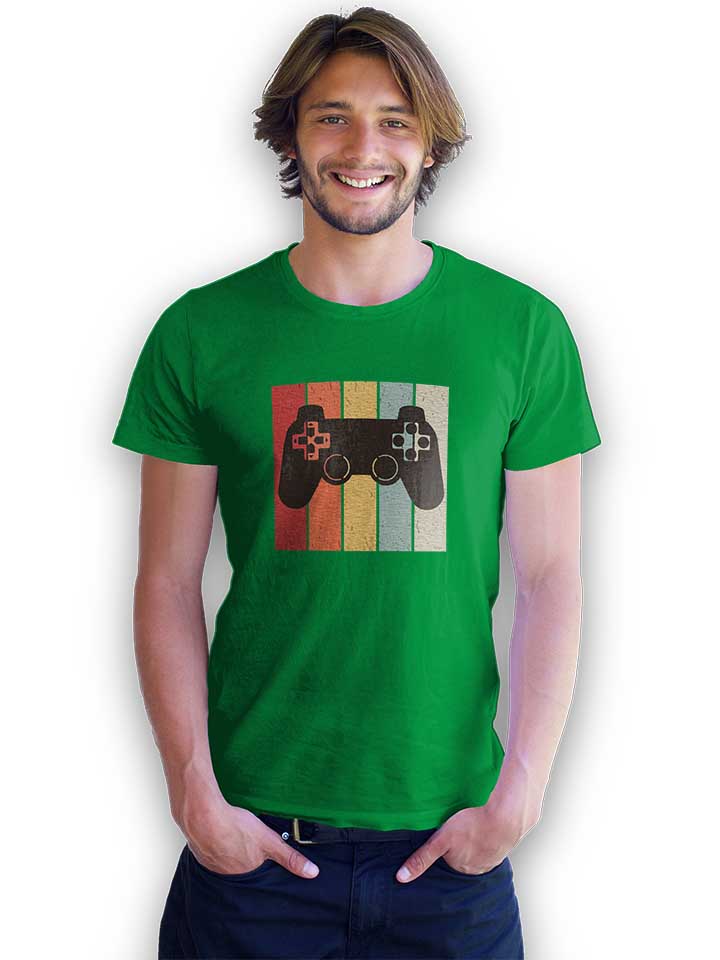 game-controller-t-shirt gruen 2
