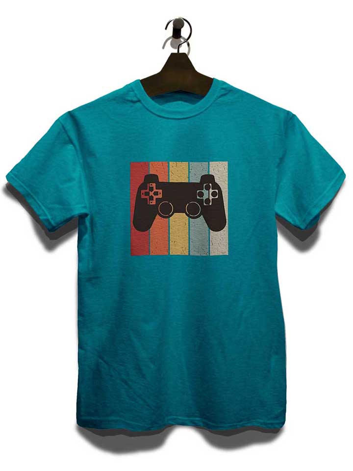game-controller-t-shirt tuerkis 3