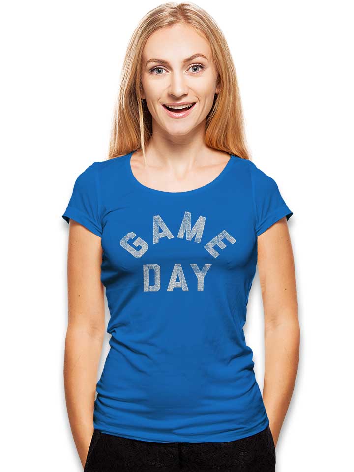game-day-damen-t-shirt royal 2