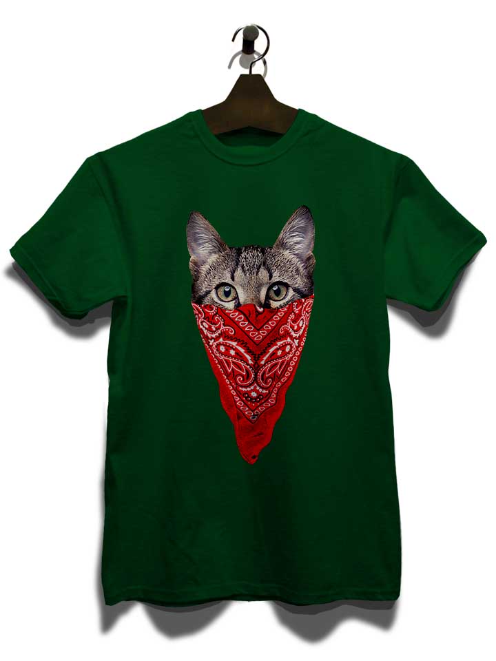 gangster-cat-t-shirt dunkelgruen 3
