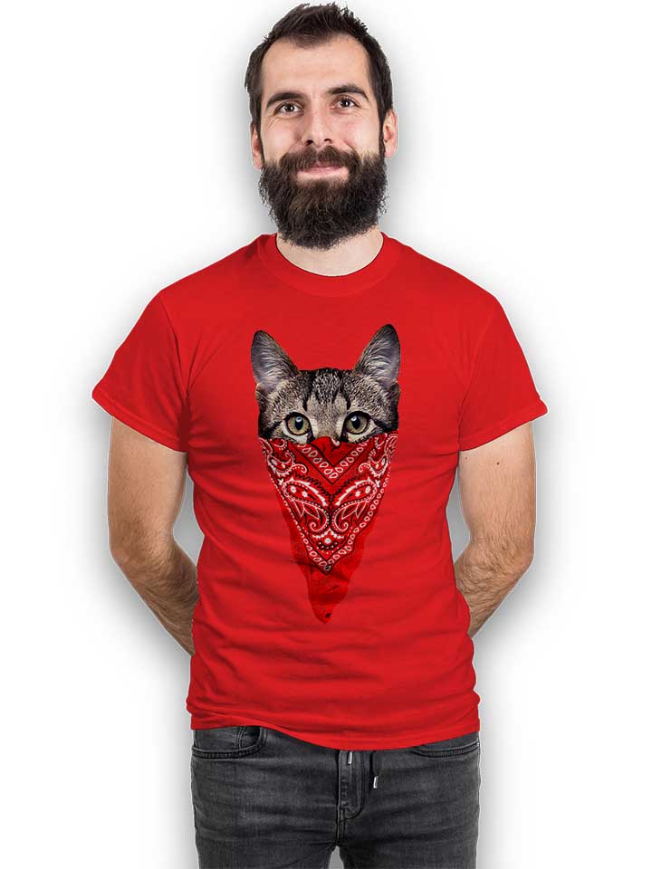 gangster-cat-t-shirt rot 2