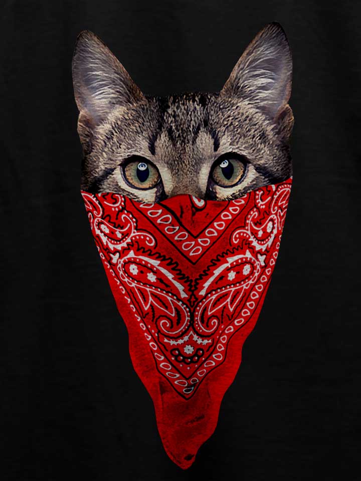 gangster-cat-t-shirt schwarz 4