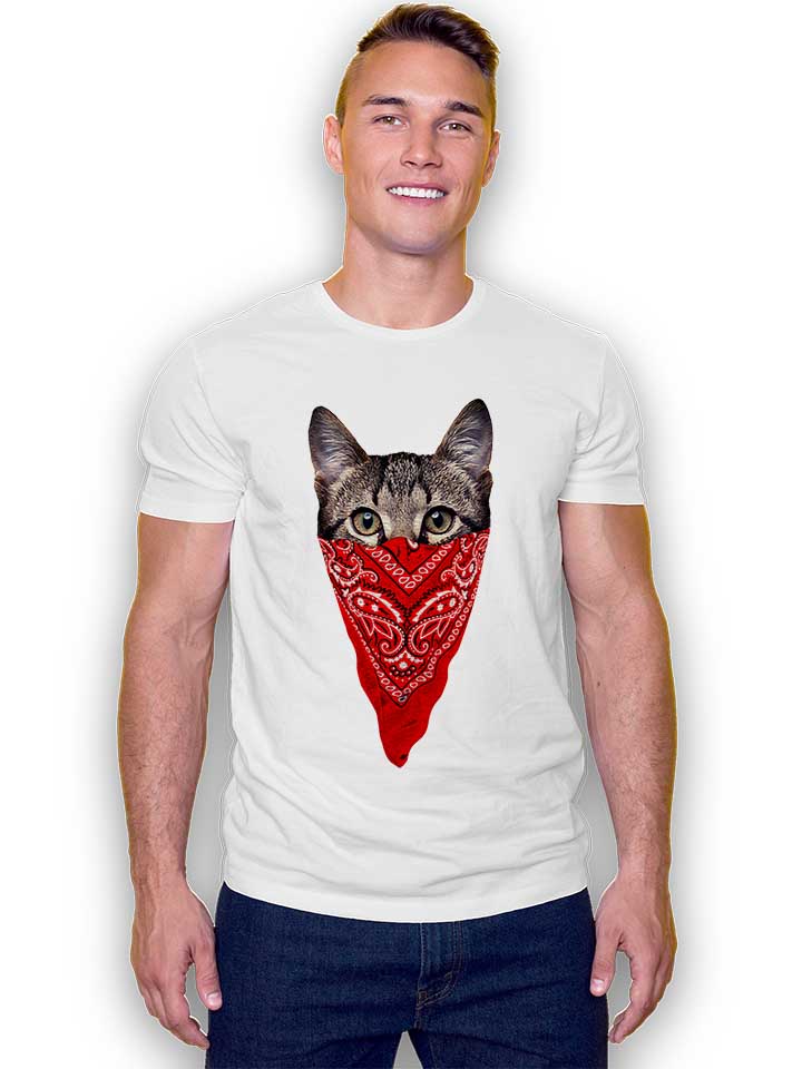 gangster-cat-t-shirt weiss 2