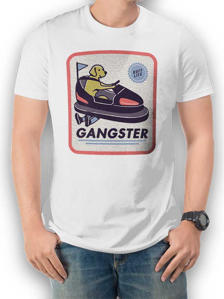 gangster-dog-t-shirt weiss 1