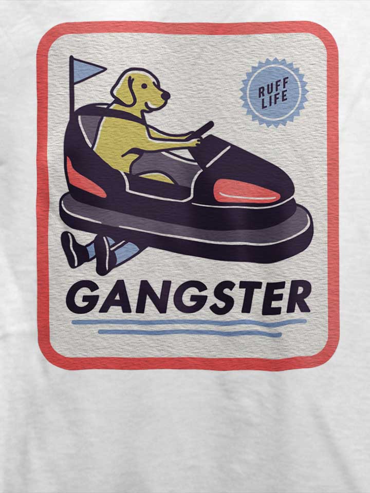 gangster-dog-t-shirt weiss 4