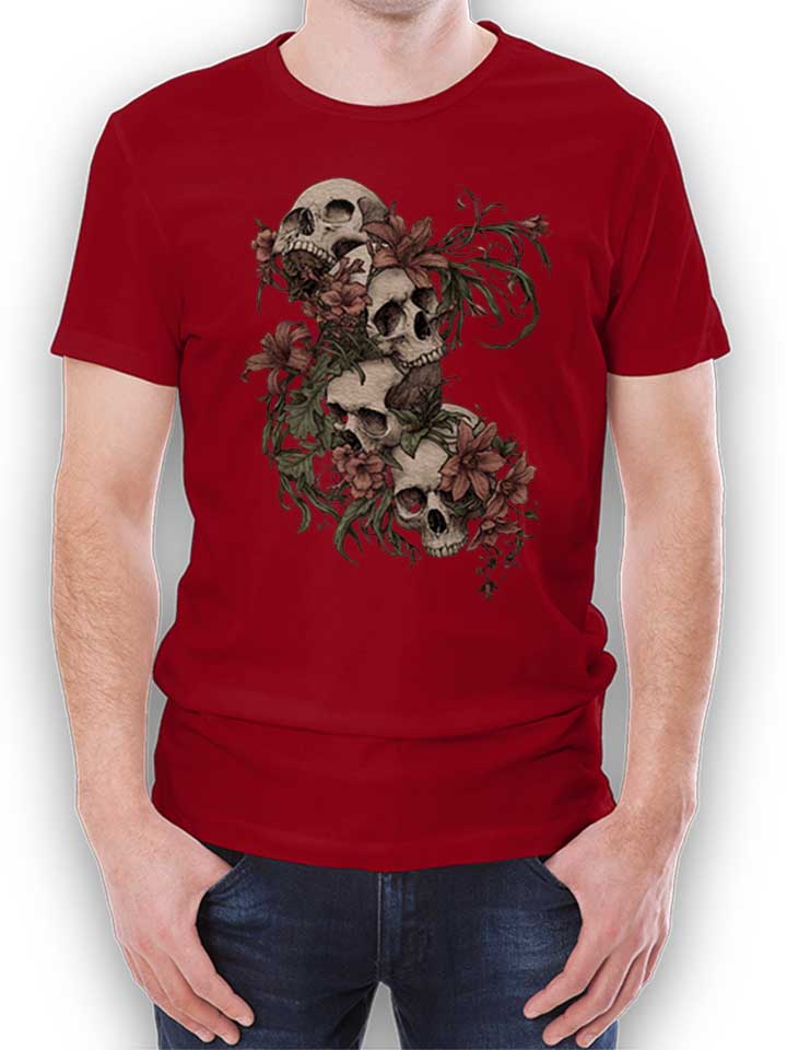 Garden Of Skulls T-Shirt bordeaux L