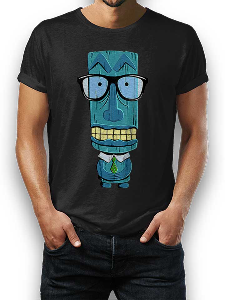 Geeky Tiki T-Shirt schwarz L