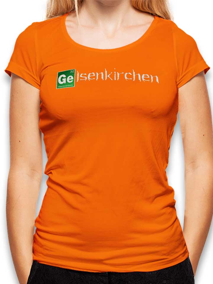 gelsenkirchen-damen-t-shirt orange 1