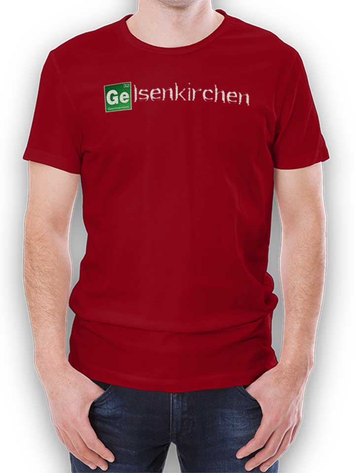 Gelsenkirchen T-Shirt maroon L