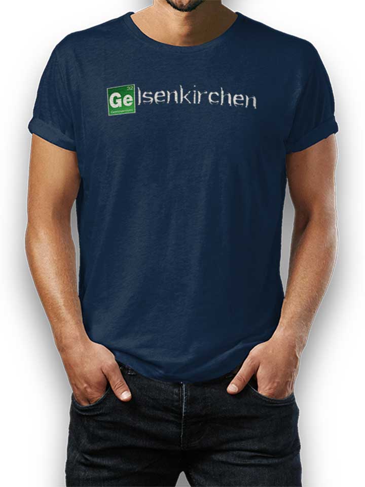 Gelsenkirchen T-Shirt navy L