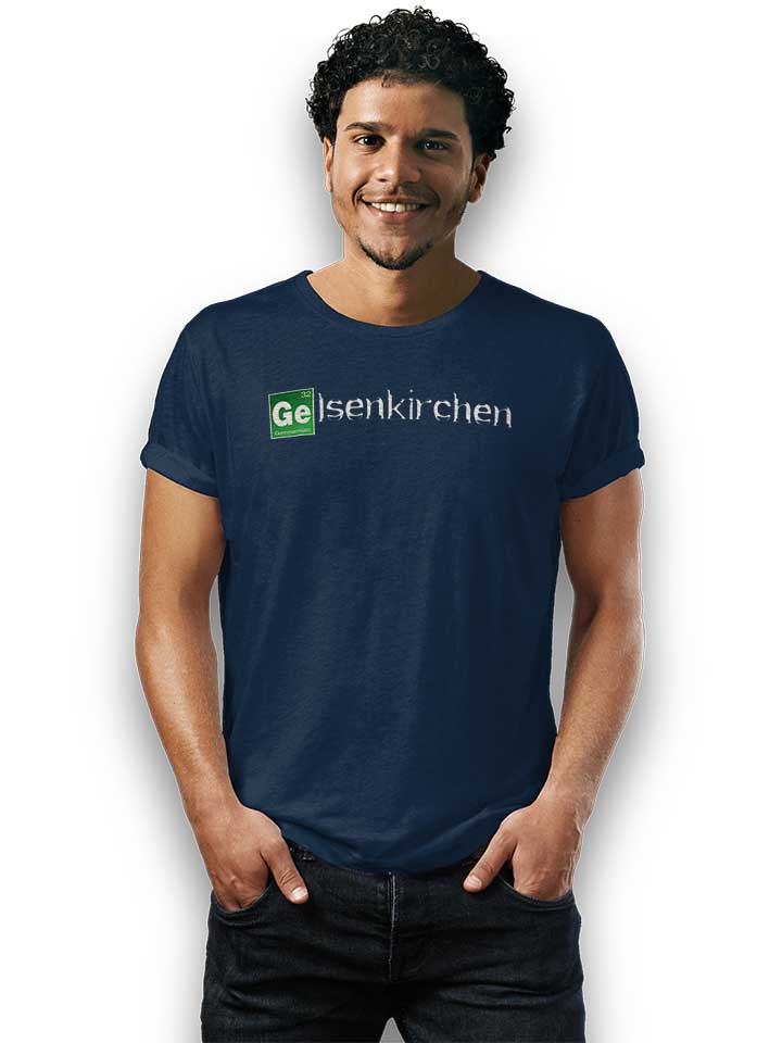 gelsenkirchen-t-shirt dunkelblau 2