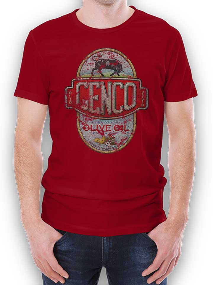 Genco Oil Company T-Shirt bordeaux L