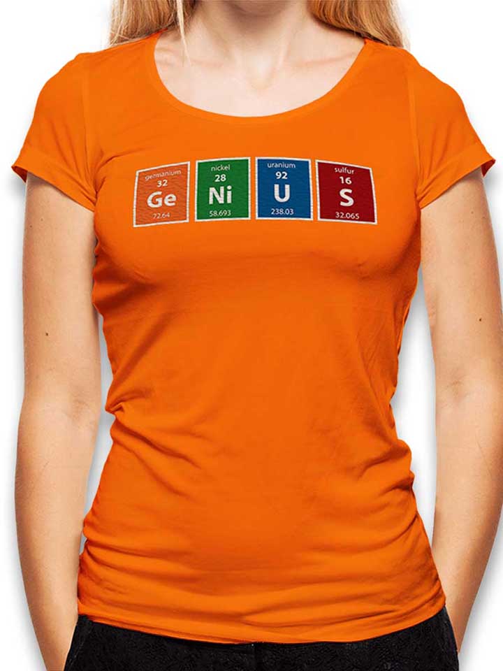 genius-elements-damen-t-shirt orange 1