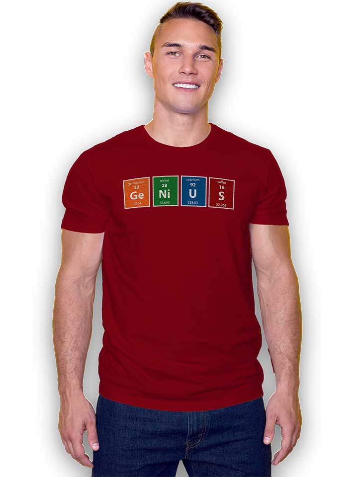 genius-elements-t-shirt bordeaux 2