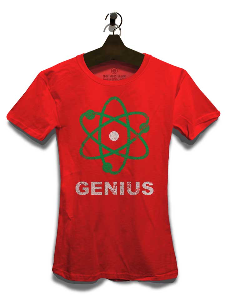genius-science-vintage-damen-t-shirt rot 3