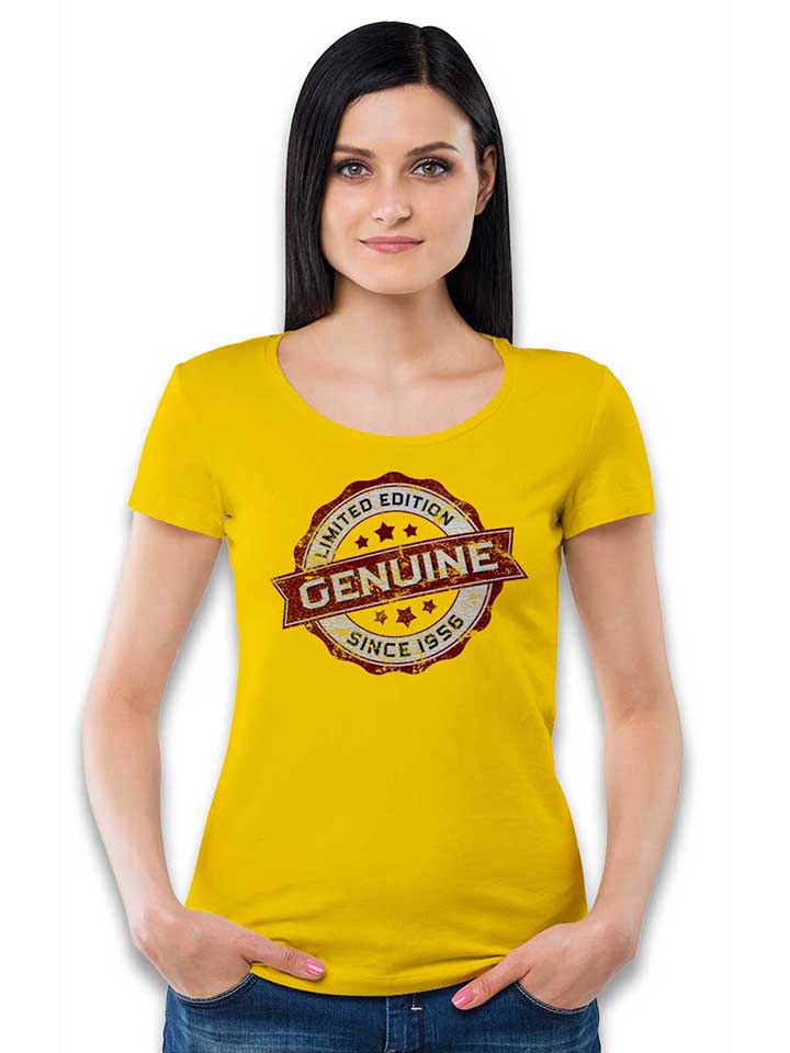 genuine-since-1956-damen-t-shirt gelb 2