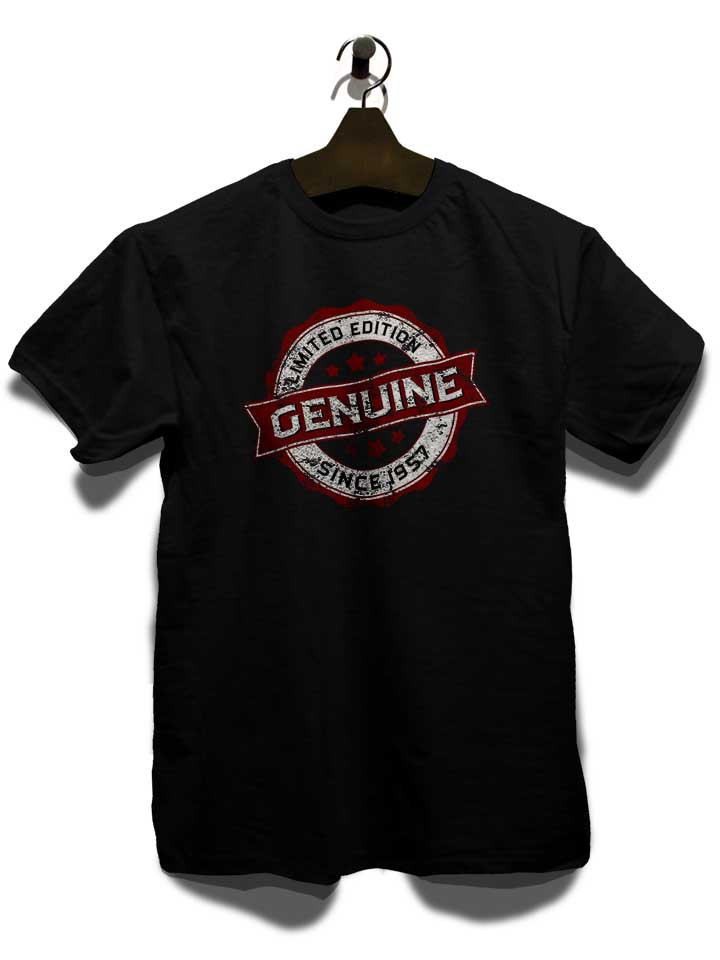 genuine-since-1957-t-shirt schwarz 3