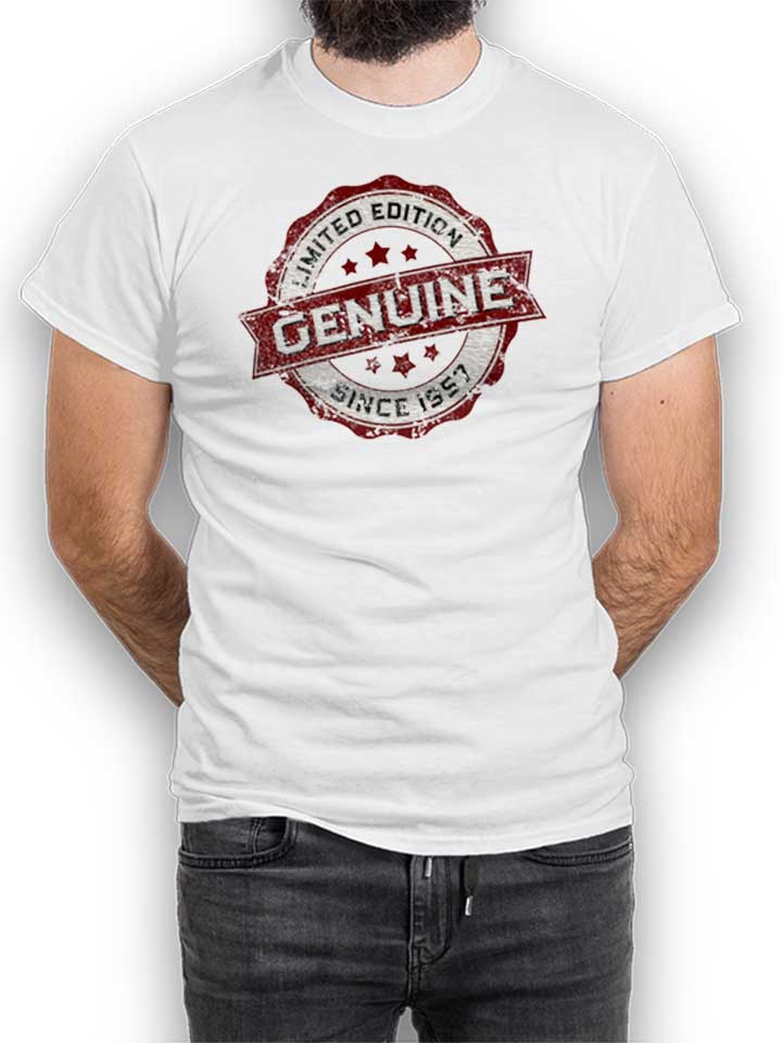 Genuine Since 1957 T-Shirt weiss L