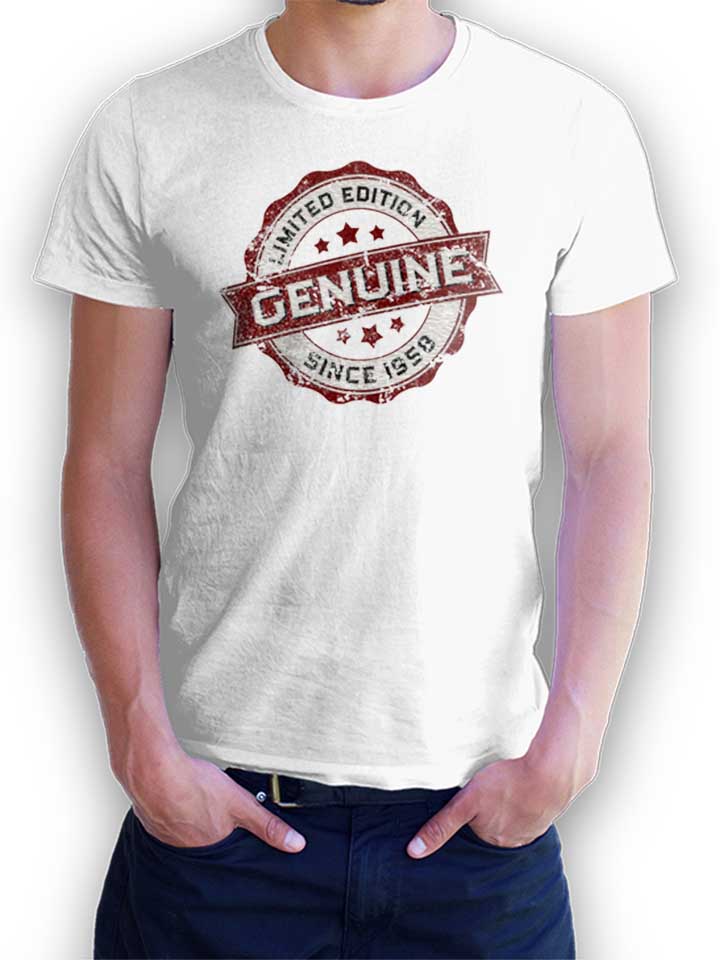 genuine-since-1958-t-shirt weiss 1