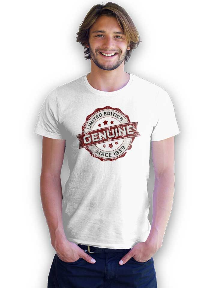 genuine-since-1958-t-shirt weiss 2