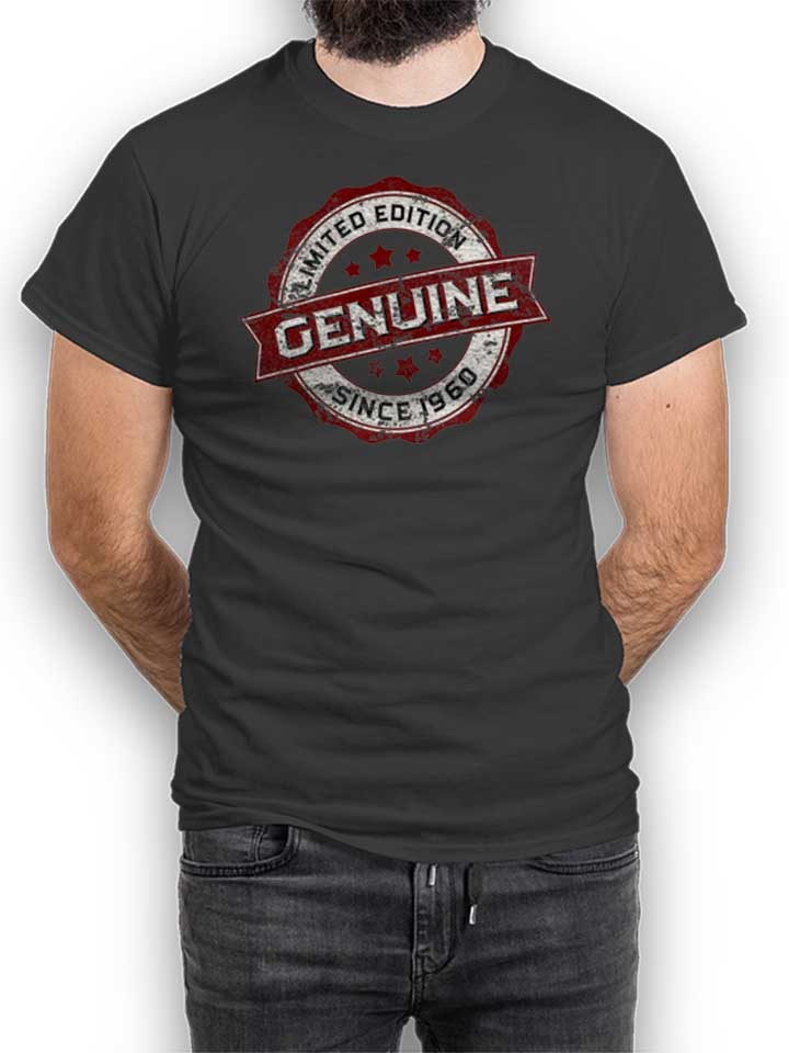 genuine-since-1960-t-shirt dunkelgrau 1