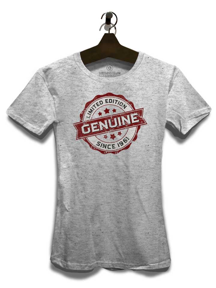 genuine-since-1961-damen-t-shirt grau-meliert 3