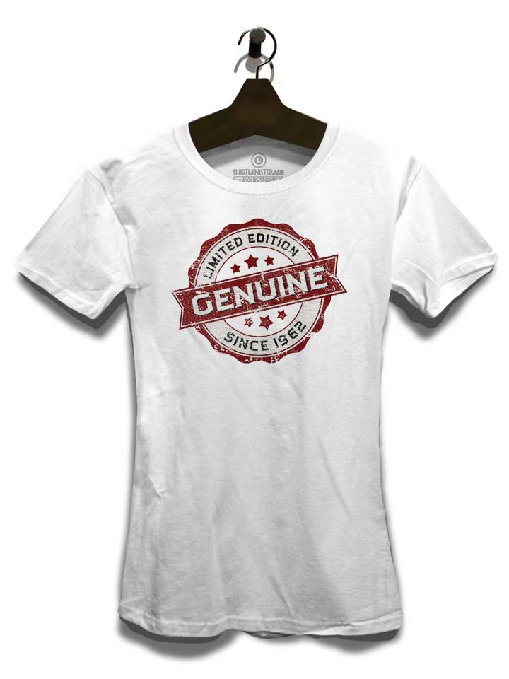 genuine-since-1962-damen-t-shirt weiss 3
