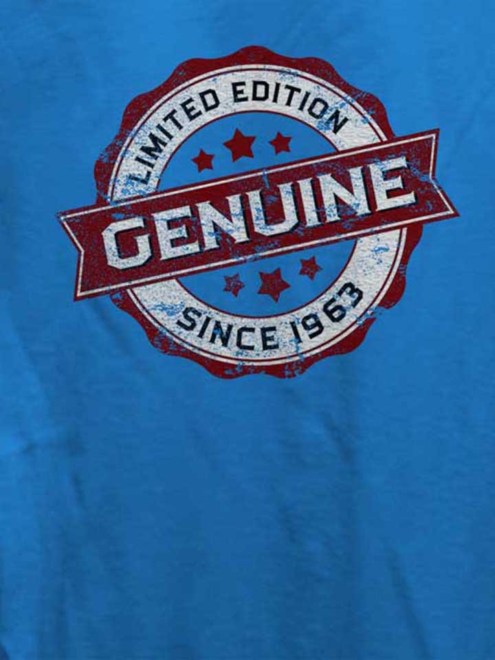 genuine-since-1963-damen-t-shirt royal 4