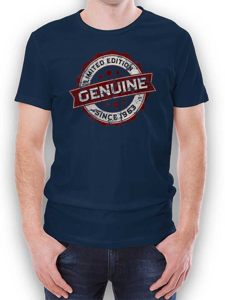 Genuine Since 1963 T-Shirt dunkelblau L