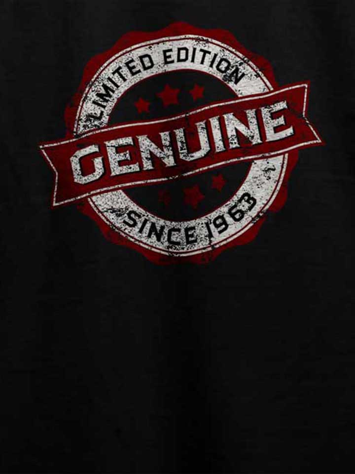 genuine-since-1963-t-shirt schwarz 4