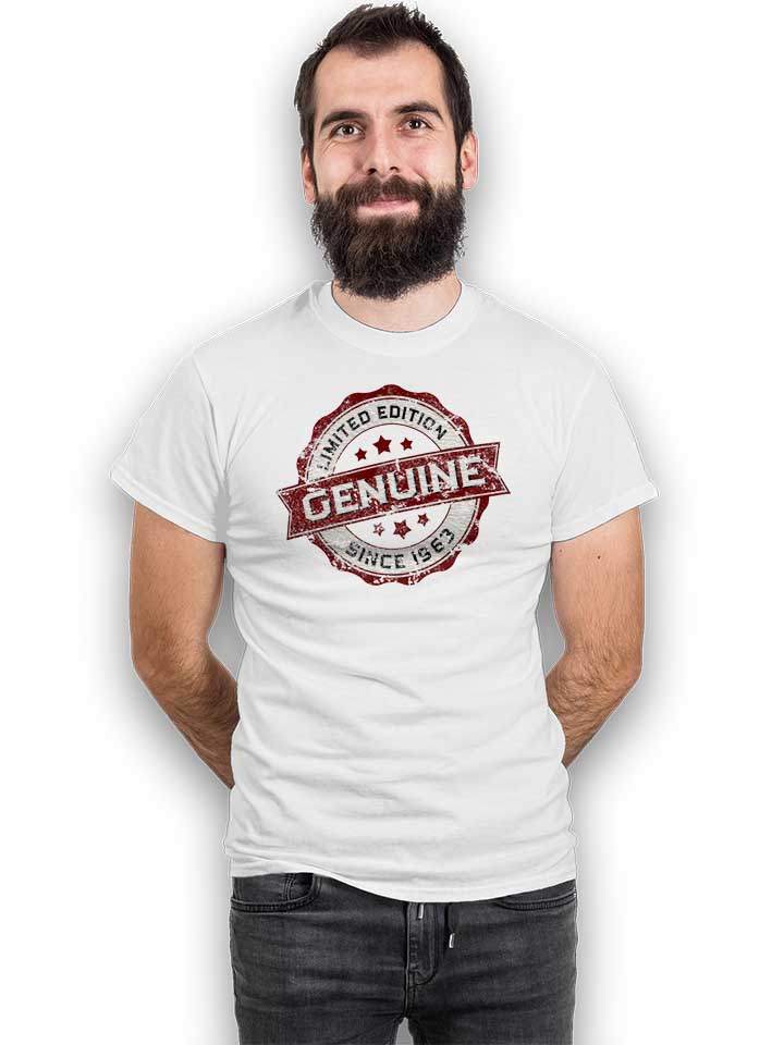 genuine-since-1963-t-shirt weiss 2