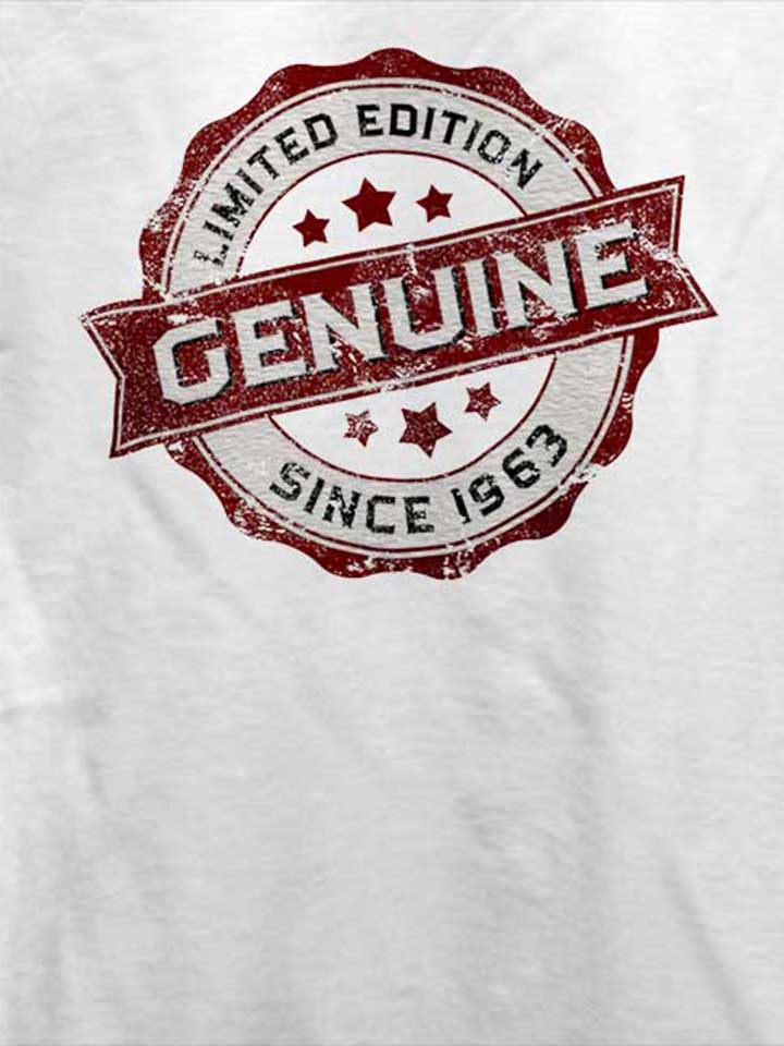 genuine-since-1963-t-shirt weiss 4