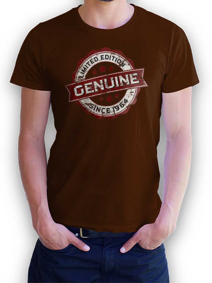 Genuine Since 1964 T-Shirt marron L
