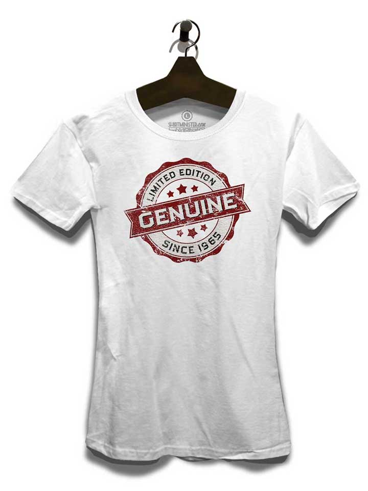 genuine-since-1965-damen-t-shirt weiss 3