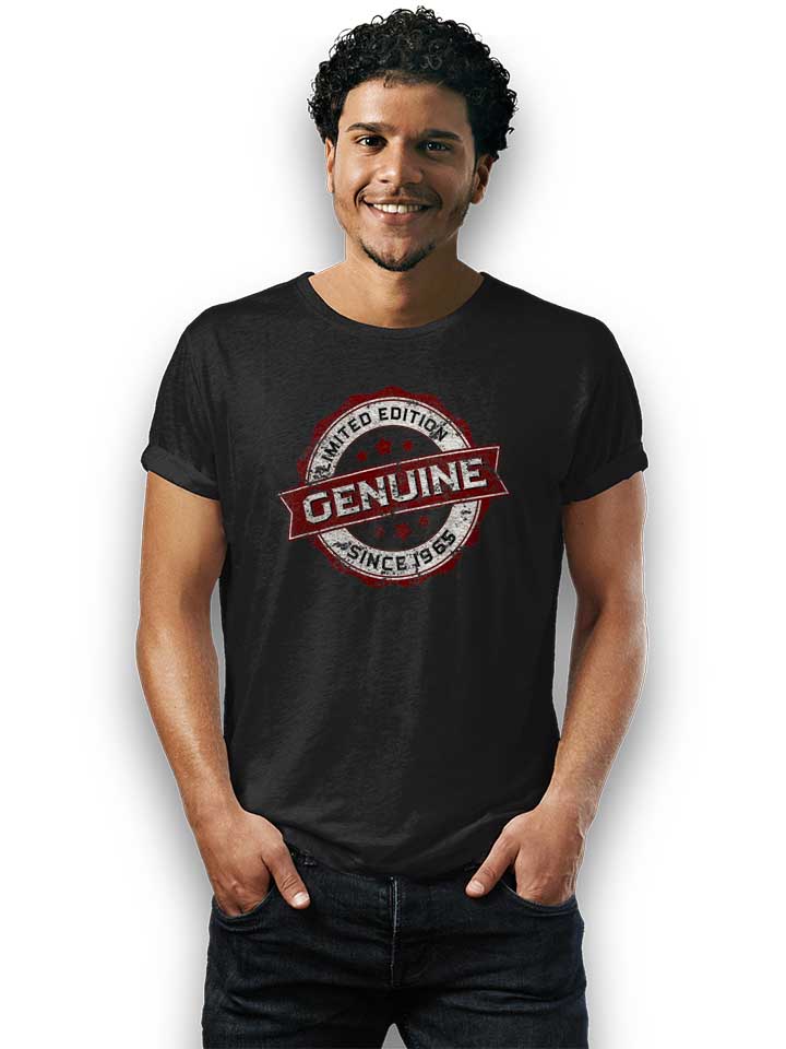 genuine-since-1965-t-shirt schwarz 2