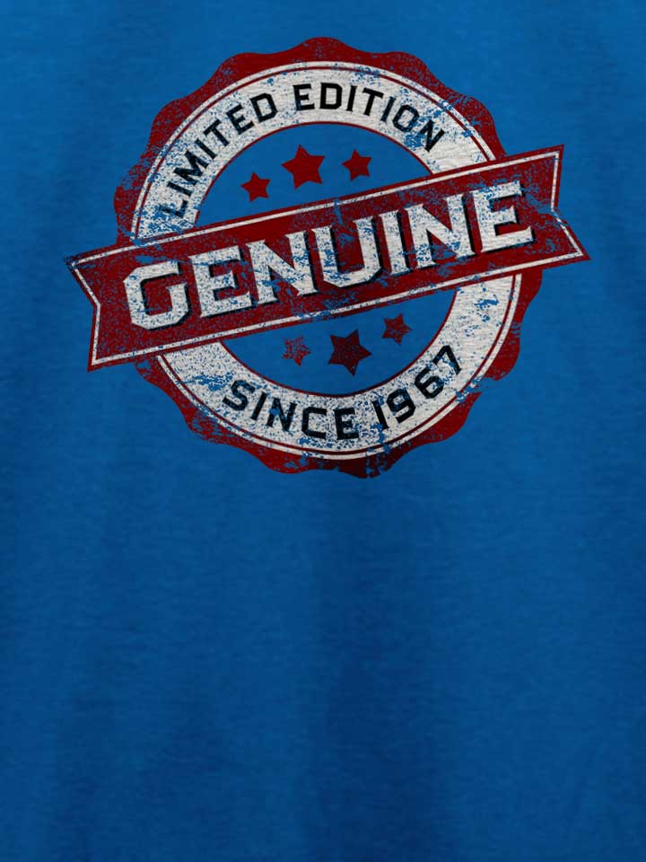 genuine-since-1967-t-shirt royal 4