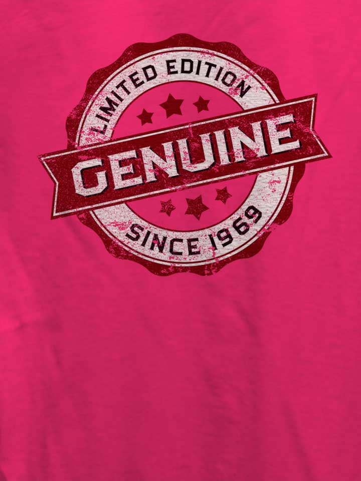 genuine-since-1969-damen-t-shirt fuchsia 4