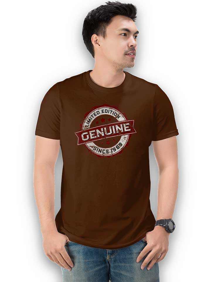 genuine-since-1969-t-shirt braun 2