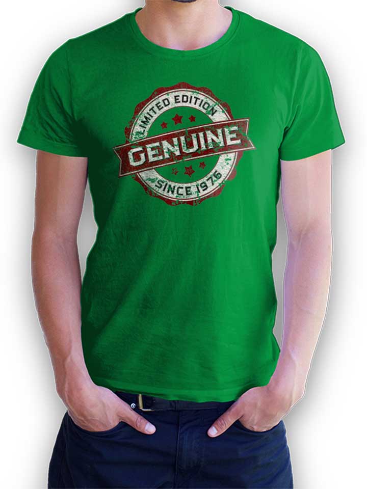 Genuine Since 1976 T-Shirt gruen L
