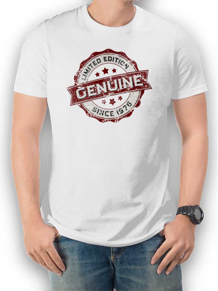 genuine-since-1976-t-shirt weiss 1