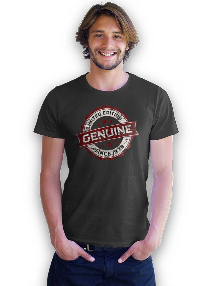 genuine-since-1978-t-shirt dunkelgrau 2