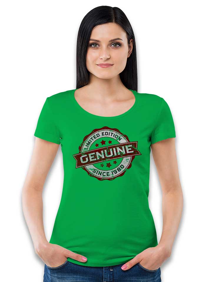genuine-since-1980-damen-t-shirt gruen 2