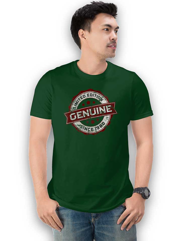 genuine-since-1980-t-shirt dunkelgruen 2
