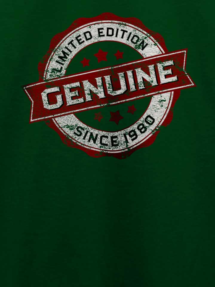 genuine-since-1980-t-shirt dunkelgruen 4